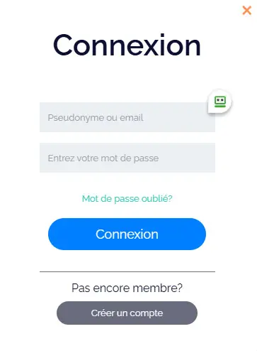 Acceso de los miembros de BOOCASINO